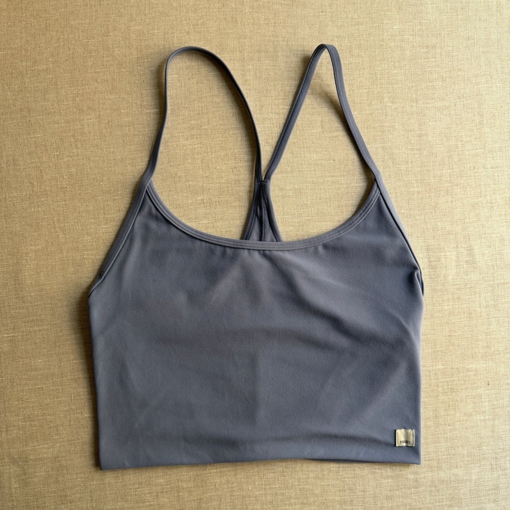 Vuori Women's AllTheFeels Tank Racerback Dusty Blue Athleisure